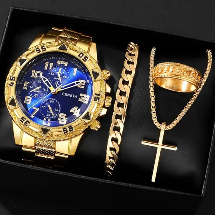 🎉💰 ¡60% DE DESCUENTO! ⚡ Reloj Minimalista de Cuarzo para Hombre con Fecha – Acero Inoxidable Todo Negro, Esfera con Números Romanos y Precisión de Tiempo ⌚🖤
