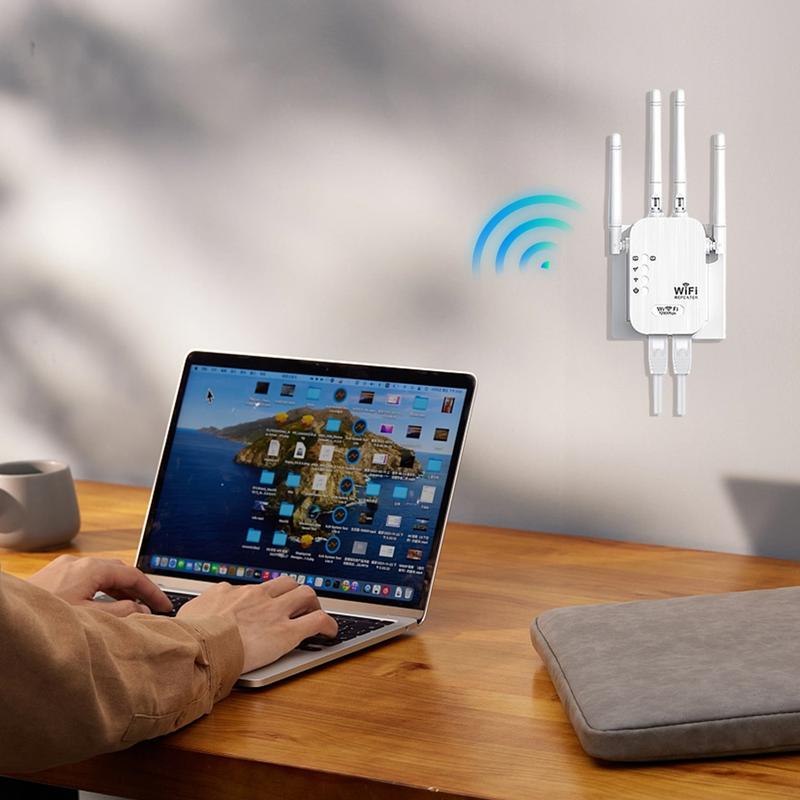 🎁 ¡Último Día de Promoción al 50%! 🔥 Amplificador WiFi 2025, 1200Mbps Banda Dual (5GHz/2.4GHz), Amplificador de Señal, Cubre 10,000 pies² y 50 Dispositivos, Repetidor con Puerto Ethernet.
