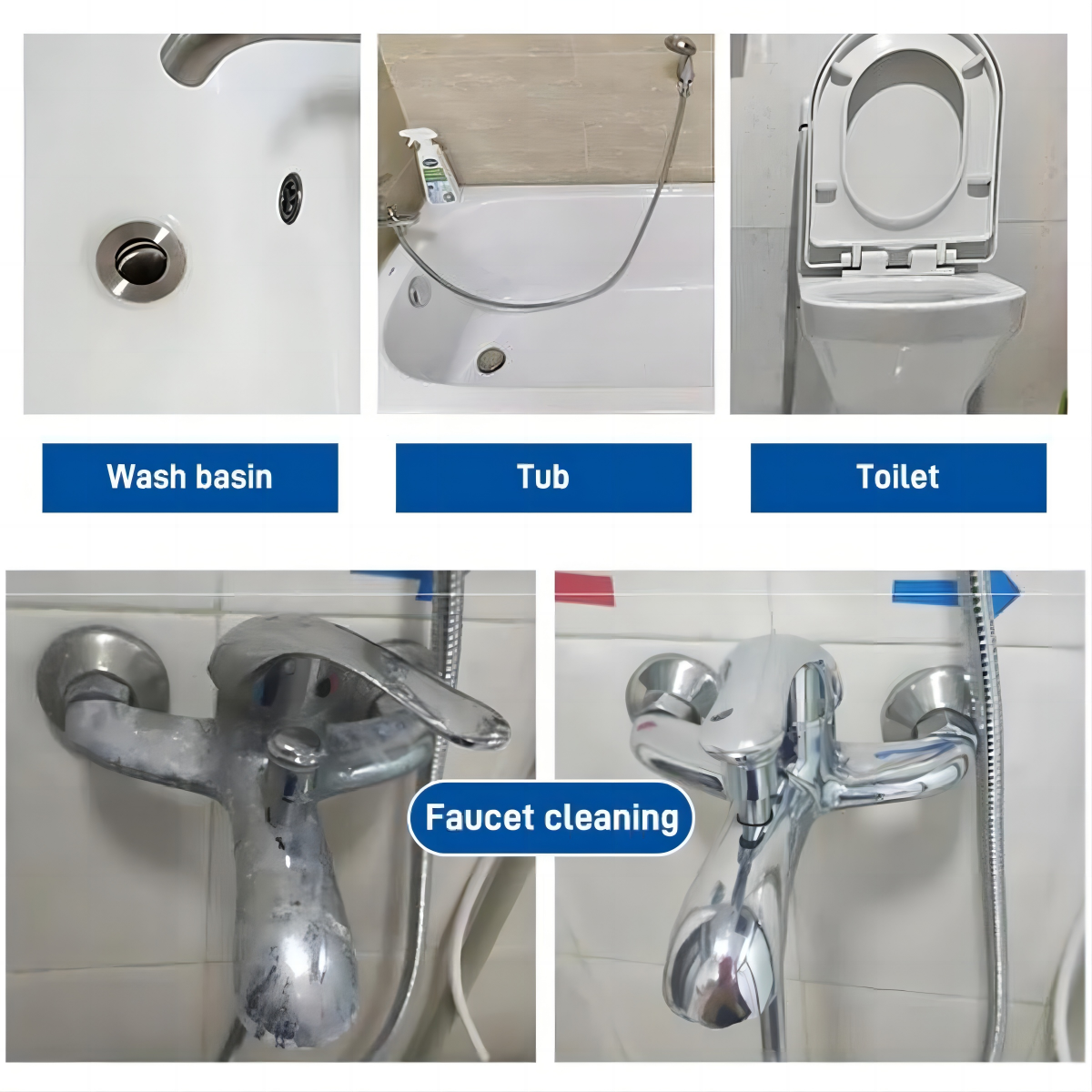 🔥Promoción de último día 49% de descuento - 🏠Limpiador de baño antibacteriano y antical