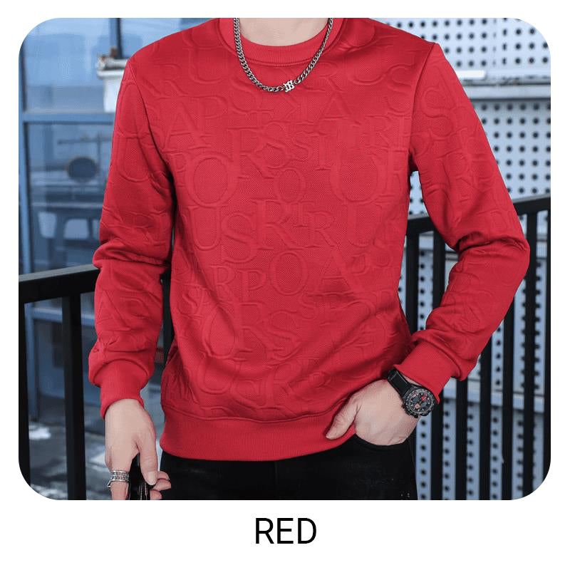 Sudadera casual con estampado de moda para hombre