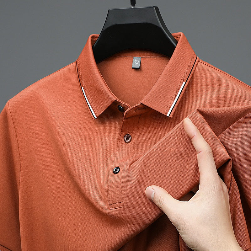 ✈️Free envío al comprar 2✈️Business Camiseta Casual Solapa Manga Corta