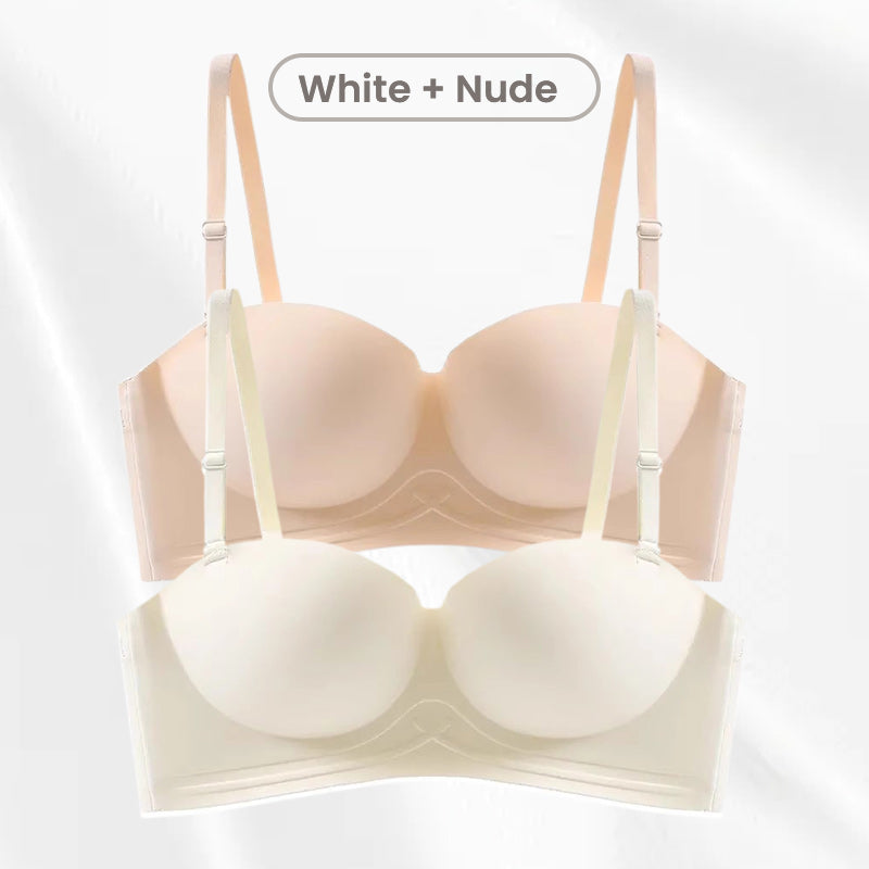 Sujetador push-up con tirantes invisibles antideslizantes