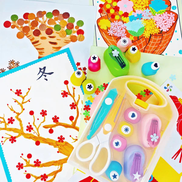 Set de Perforadores Creativos DIY para Manualidades Infantiles