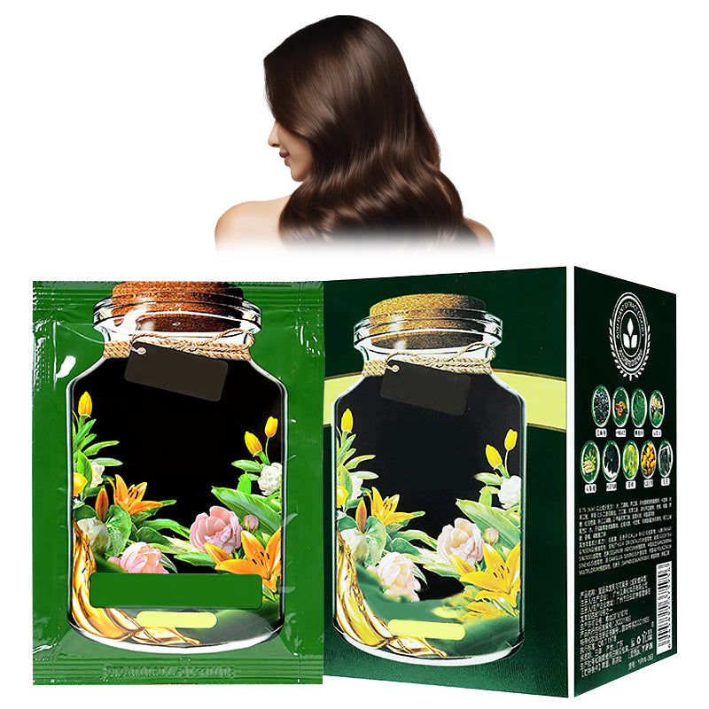 Crema colorante botánica 3 en 1 para el cabello