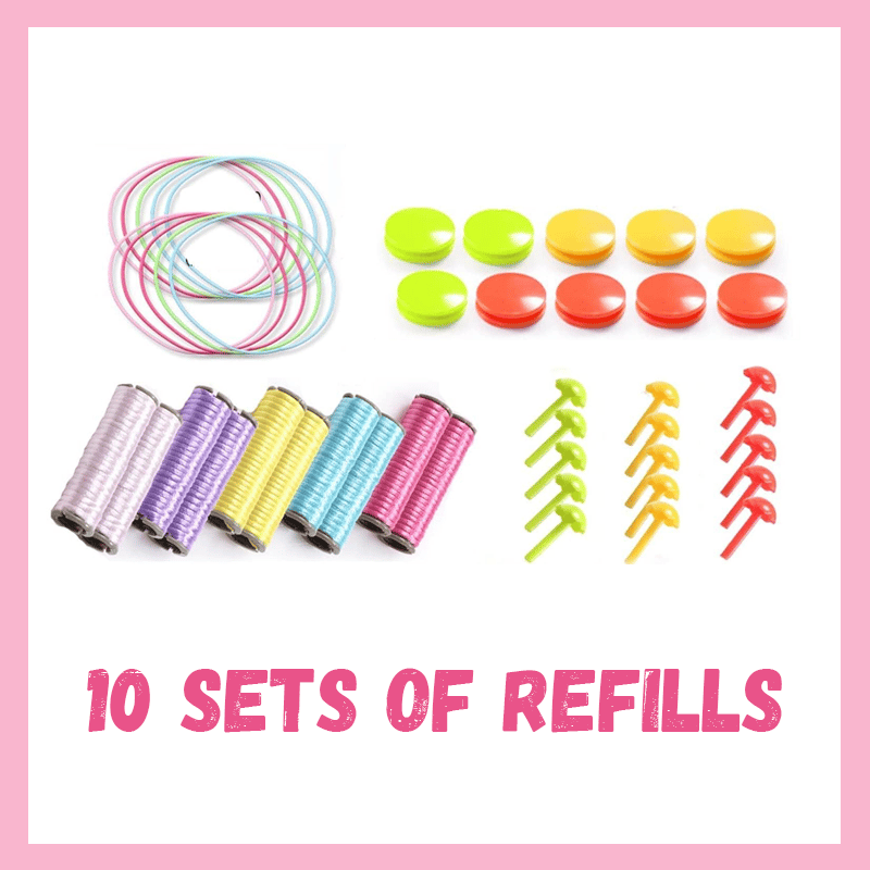 🧵 50% DE DESCUENTO ! ✨ Kit DIY Trenzas de Cuerda Manual - Incluye Colores Variados, Ideal para Pulseras y Manualidades Creativas 🎨📦