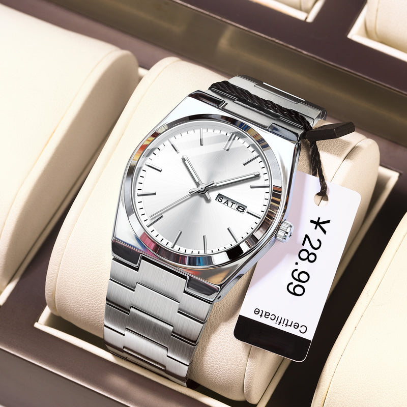 Reloj de cuarzo luminoso premium para hombres