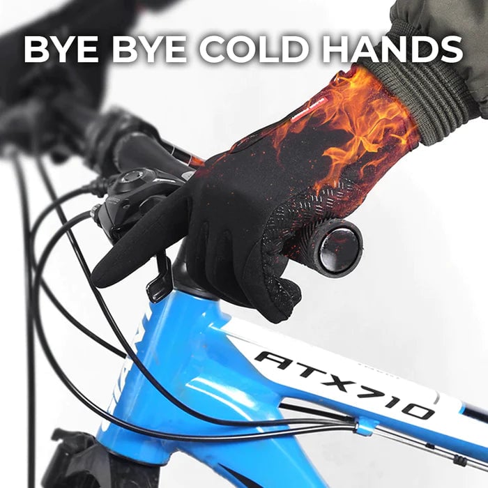 Guantes térmicos impermeables con pantalla táctil