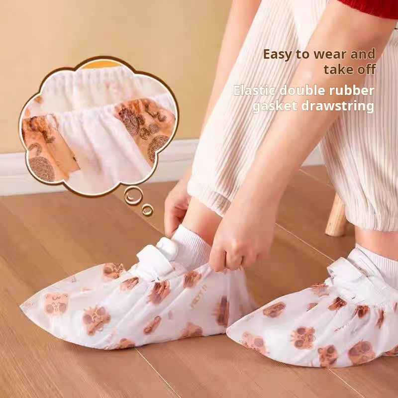 50 Cubre Zapatos Desechables Gruesos con Dibujos Animados