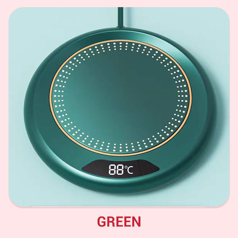 Electric Coffee Mug Warmer with 3-Temp Settings