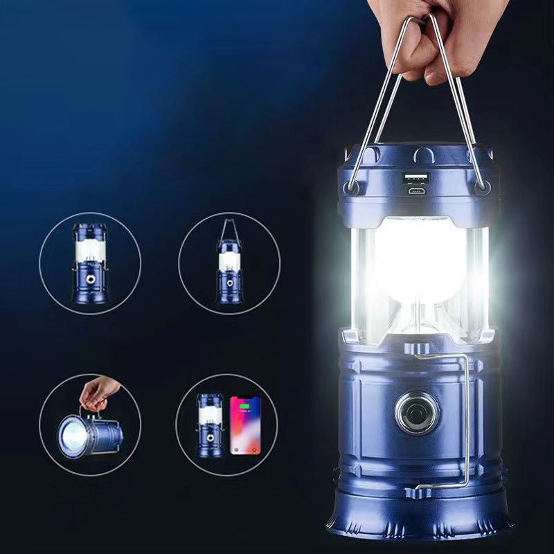 Lámpara de Camping Solar Retráctil