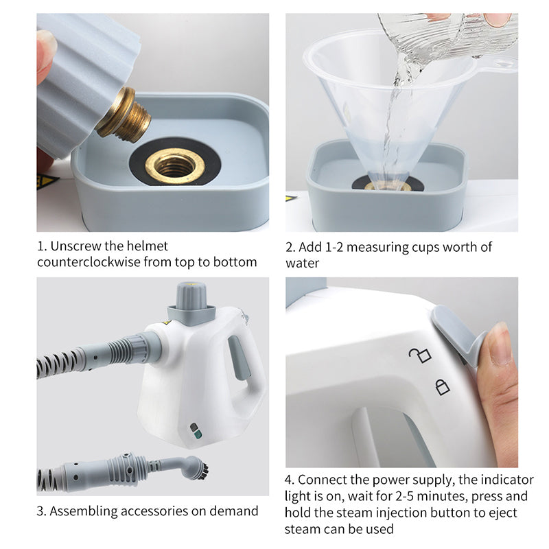 ¿Grasa imposible? 135°C de vapor la derriten sin que restriegues. 🍳Adiós a los químicos tóxicos. Hola, limpieza profunda solo con agua. 🌿💧