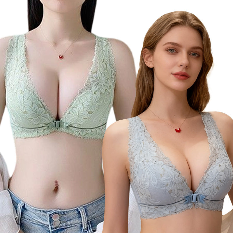 Brasier con Cierre Frontal y Efecto Realce para Mujer