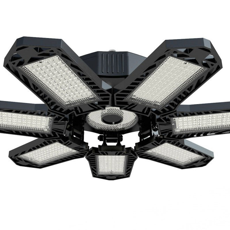 Lámpara LED Brillante para Garaje con Paneles Deformables