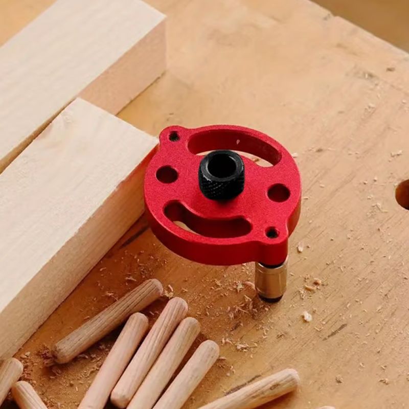 🔨 Kit de plantilla para espigas autocentrantes: ¡uniones perfectas, sin conjeturas! 🪚✨ Taladra agujeros perfectamente centrados en todo momento: el secreto de la carpintería de nivel profesional. 🛠️💥