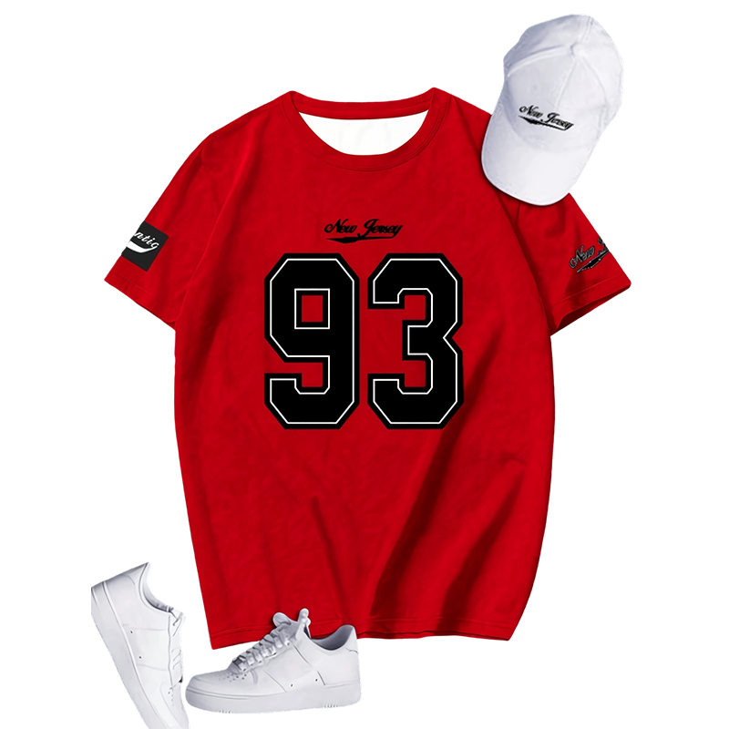 Camiseta informal con estampado gráfico para hombre