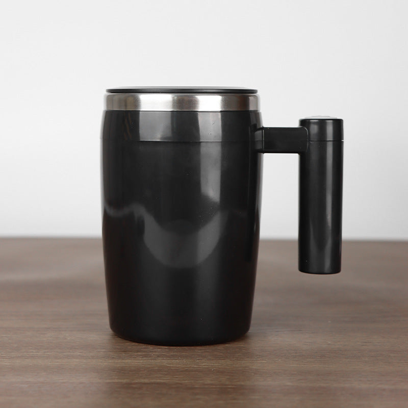 Taza de café recargable con agitador automático y pantalla digital