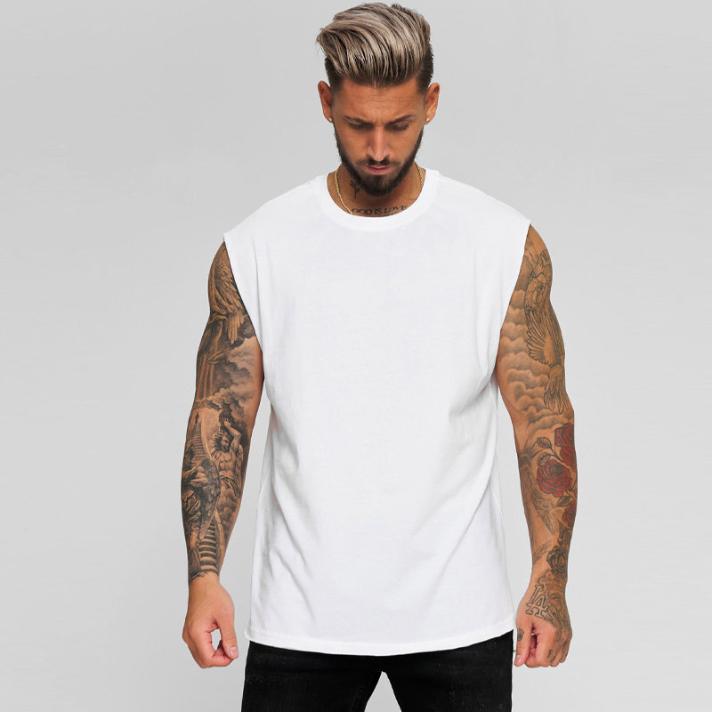 Playera sin Mangas para Hombre para Gimnasio y Entrenamiento