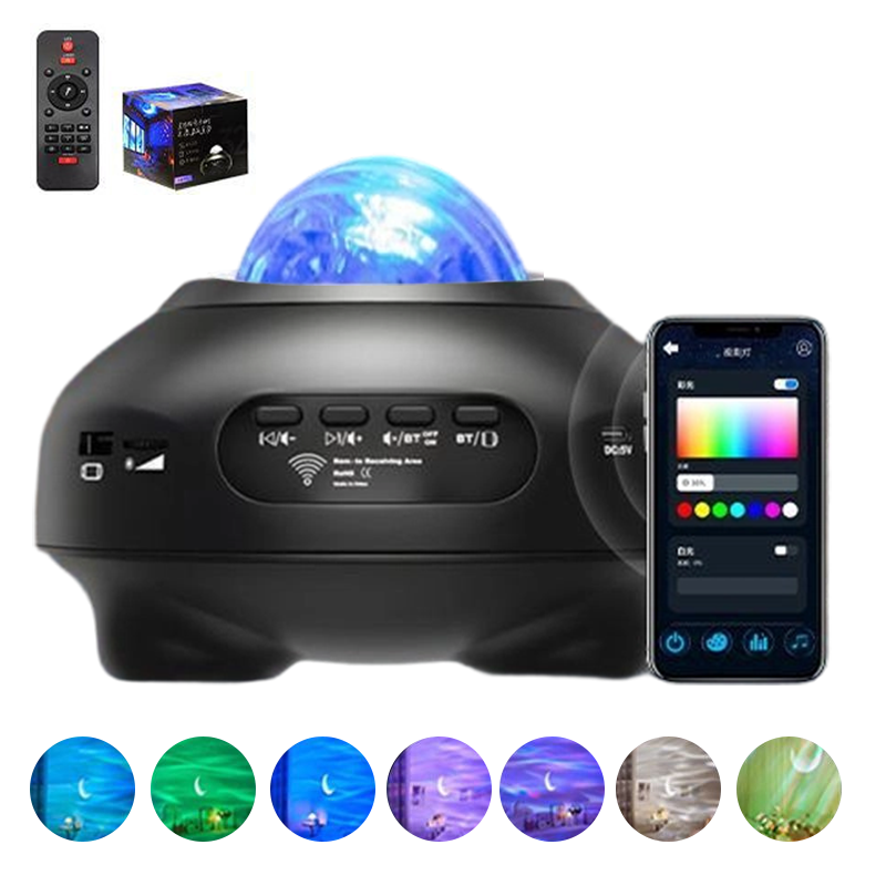 Proyector de Estrellas y Aurora Boreal con Bocina Bluetooth