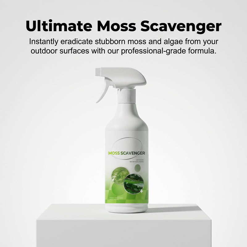 Spray para eliminar musgo y algas en exteriores