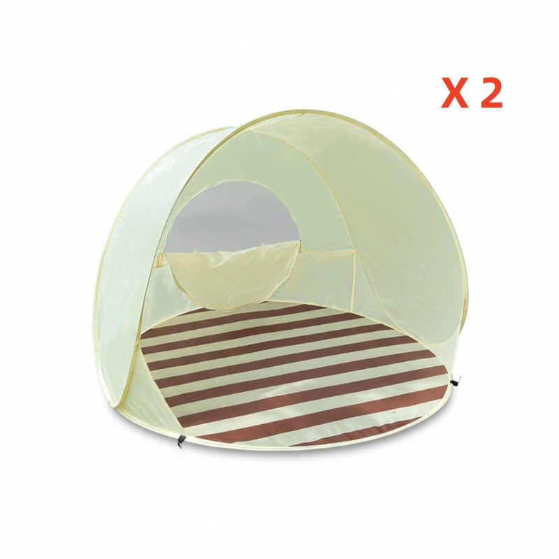 Tienda de playa pop-up ligera