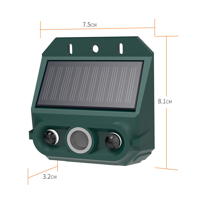 🥳¡OFERTA ESPECIAL 2026!🥳💞¡Más de 50.000 unidades vendidas!🌳🔊 ¡50% de descuento! Repelente de animales con energía solar: ultrasónico + luz intermitente. Resistente a la intemperie, protección 24/7. Mantén las plagas alejadas de forma natural. 🏡💚