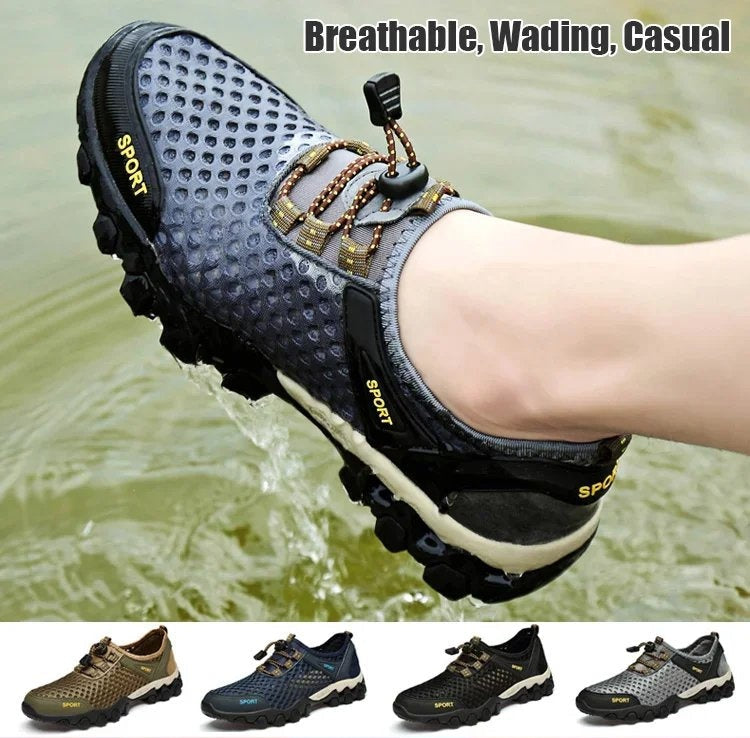 Zapatillas deportivas de malla ligera y transpirable para hombre