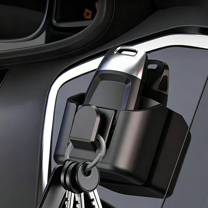 🚗 Portachiavi da Auto con Gancio e Vano Organizer