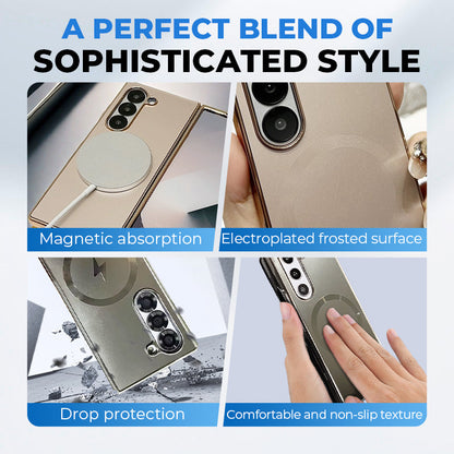 Funda magnética galvanizada para Samsung Fold Series