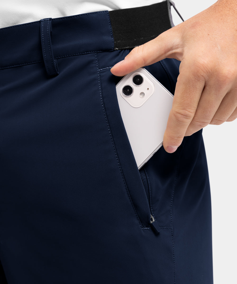 Shorts para Hombre Elásticos de Secado Rápido para Golf y Trabajo Casual