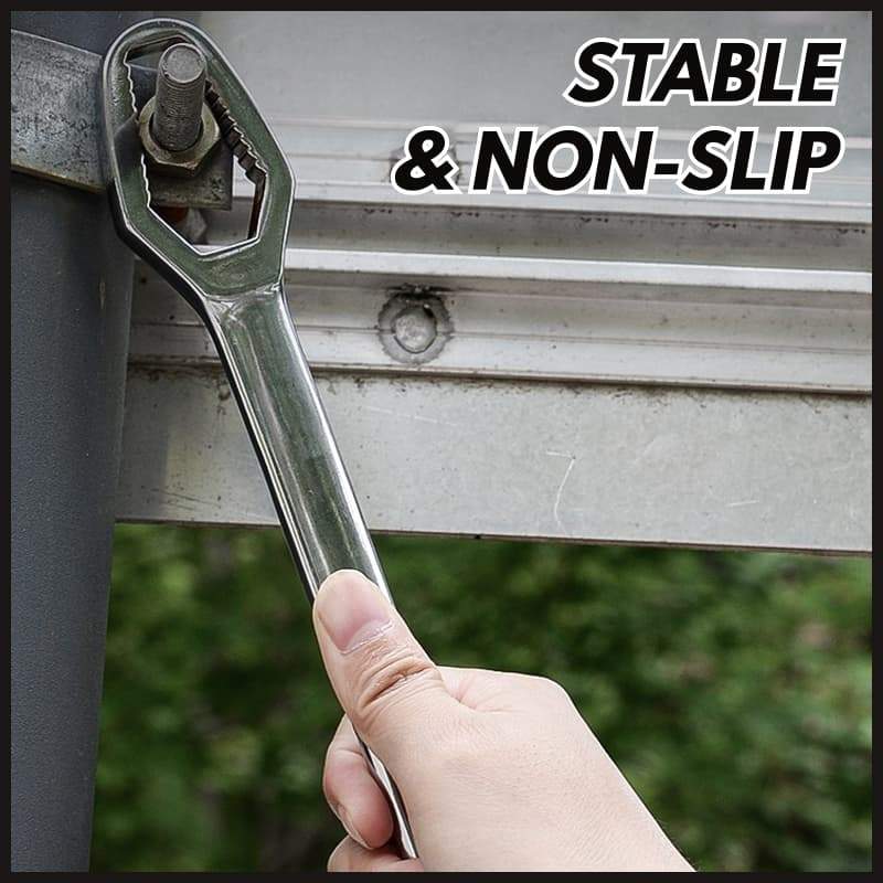 🛠️ 50% DE RÉDUCTION ! 🔧 Clé à Double Face Universelle - Ajustement Automatique aux Écrous de 6 à 19 mm, Poignée Antidérapante ⚙️✨