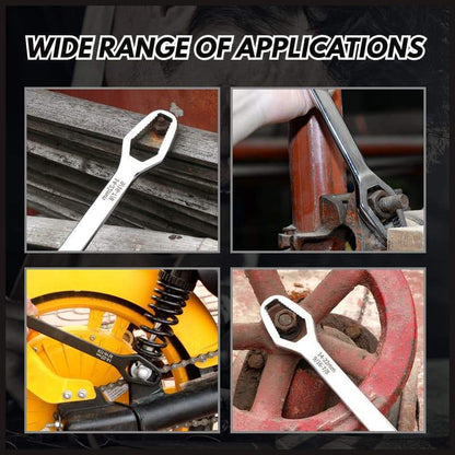 🛠️ 50% DE RÉDUCTION ! 🔧 Clé à Double Face Universelle - Ajustement Automatique aux Écrous de 6 à 19 mm, Poignée Antidérapante ⚙️✨