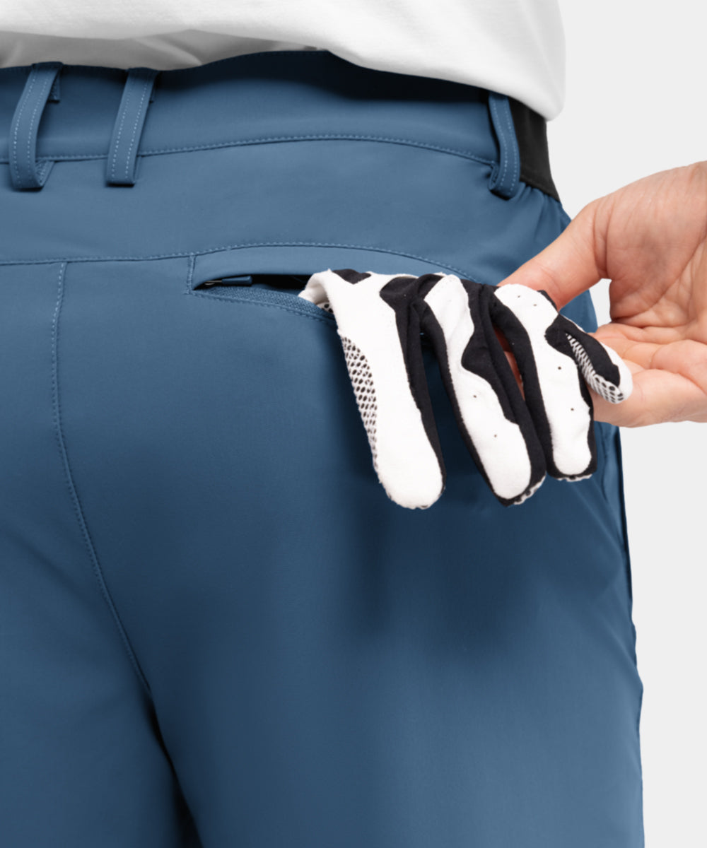Shorts para Hombre Elásticos de Secado Rápido para Golf y Trabajo Casual