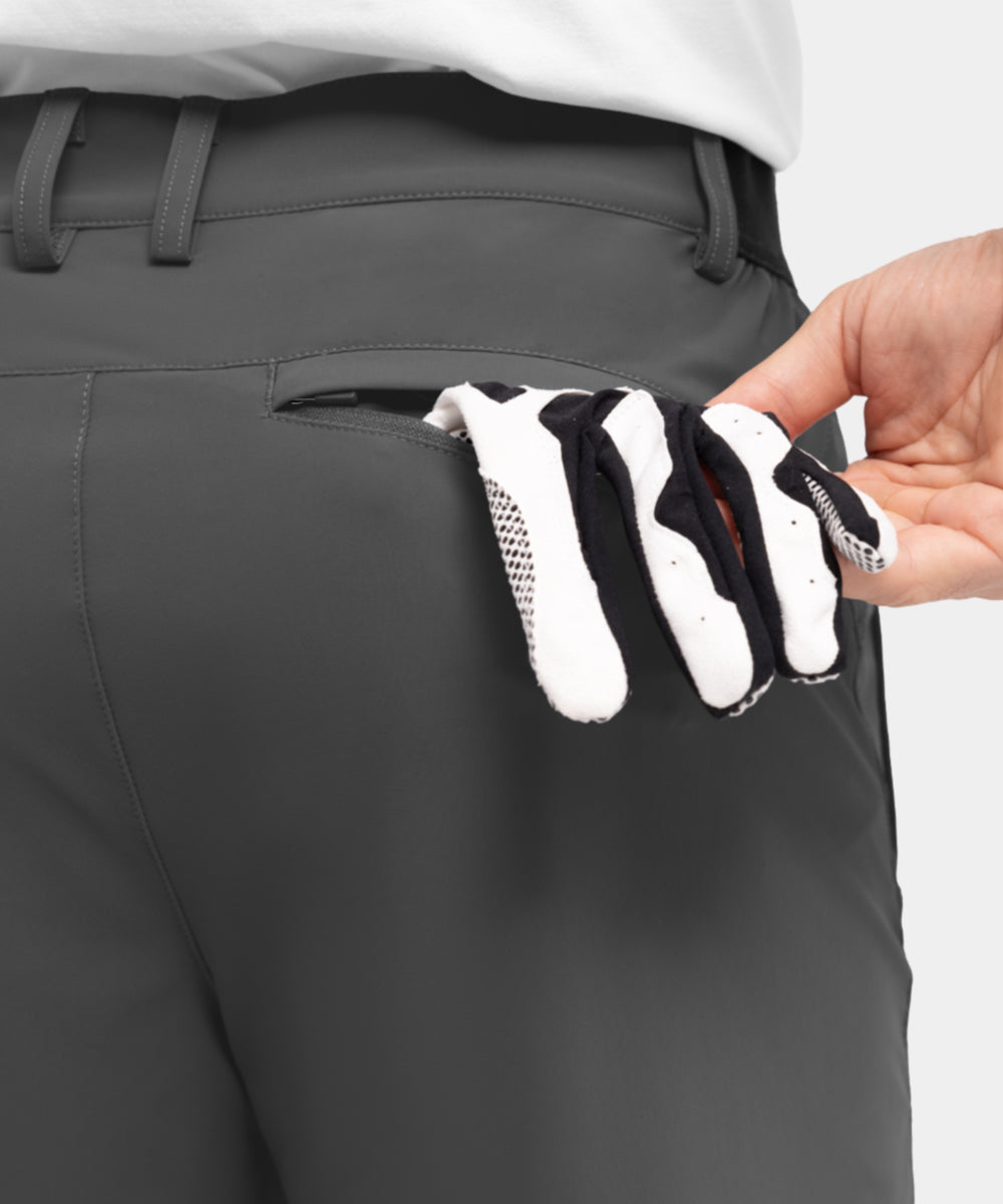 Shorts para Hombre Elásticos de Secado Rápido para Golf y Trabajo Casual