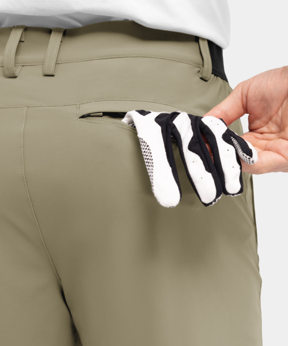 Shorts para Hombre Elásticos de Secado Rápido para Golf y Trabajo Casual