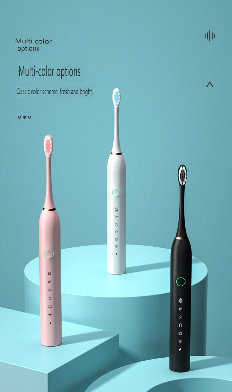 Cepillo de Dientes Eléctrico Sónico Portátil para Adulto