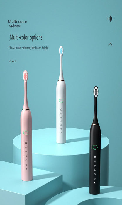 Cepillo de Dientes Eléctrico Sónico Portátil para Adulto