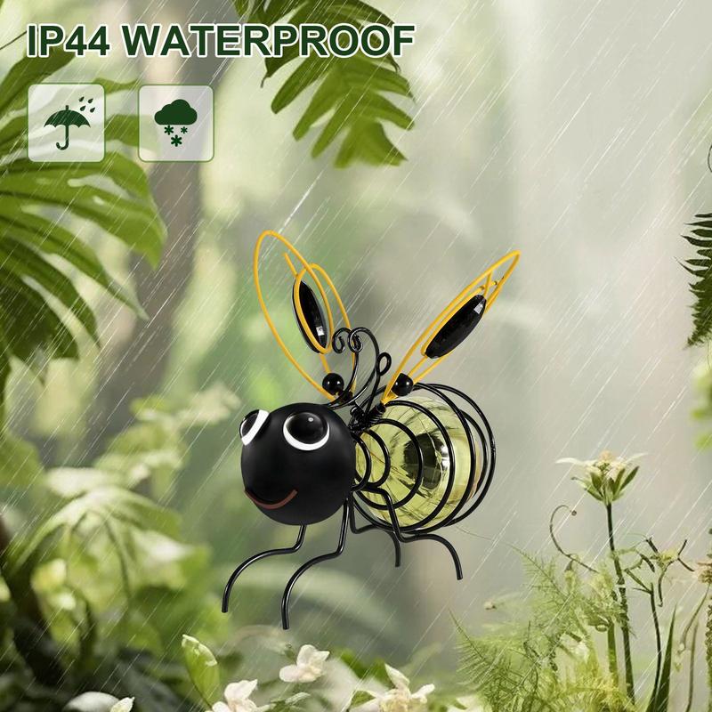 🐝Envío gratuito y 50 % de descuento🐝Lámpara solar colgante con forma de abeja para exteriores