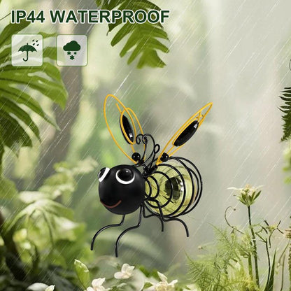 🐝Envío gratuito y 50 % de descuento🐝Lámpara solar colgante con forma de abeja para exteriores