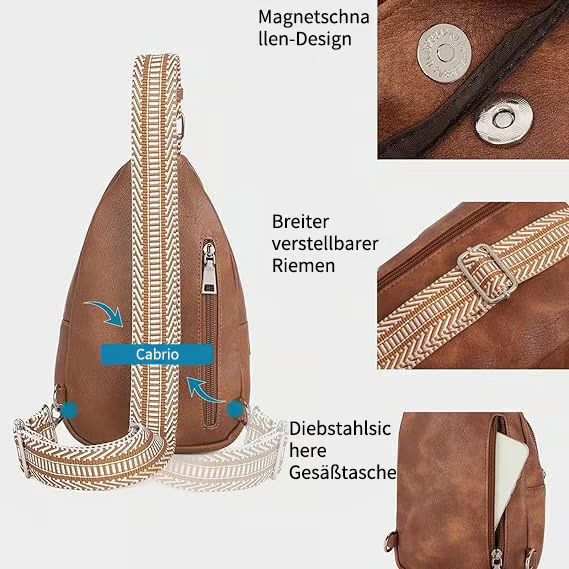👜Bolsos de piel tipo crossbody