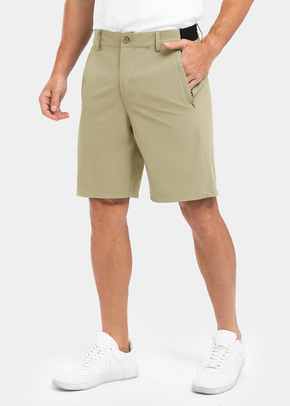 Shorts para Hombre Elásticos de Secado Rápido para Golf y Trabajo Casual