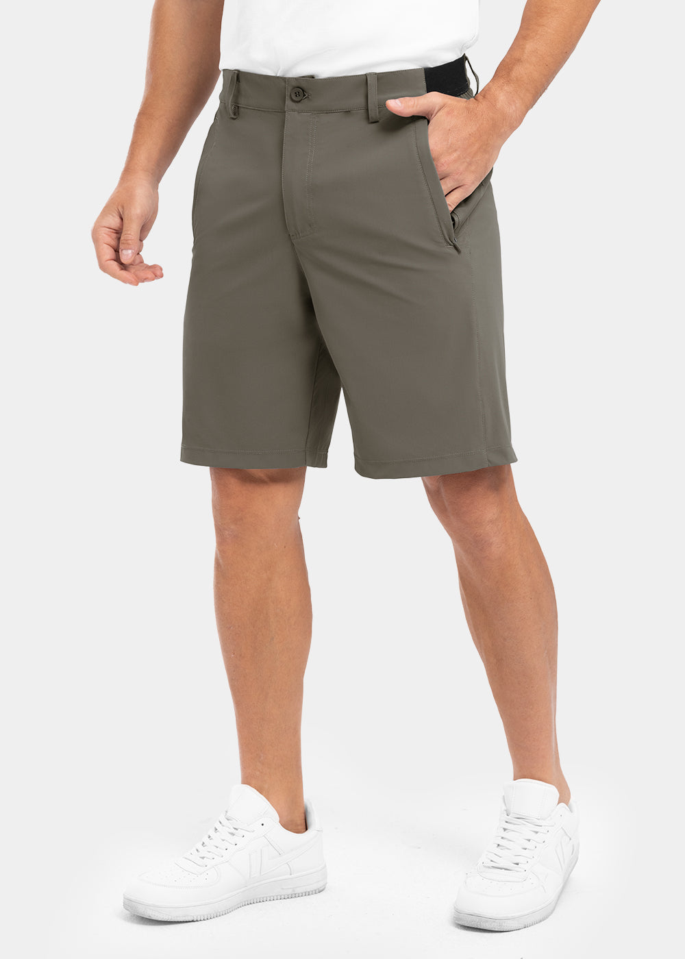 Shorts para Hombre Elásticos de Secado Rápido para Golf y Trabajo Casual