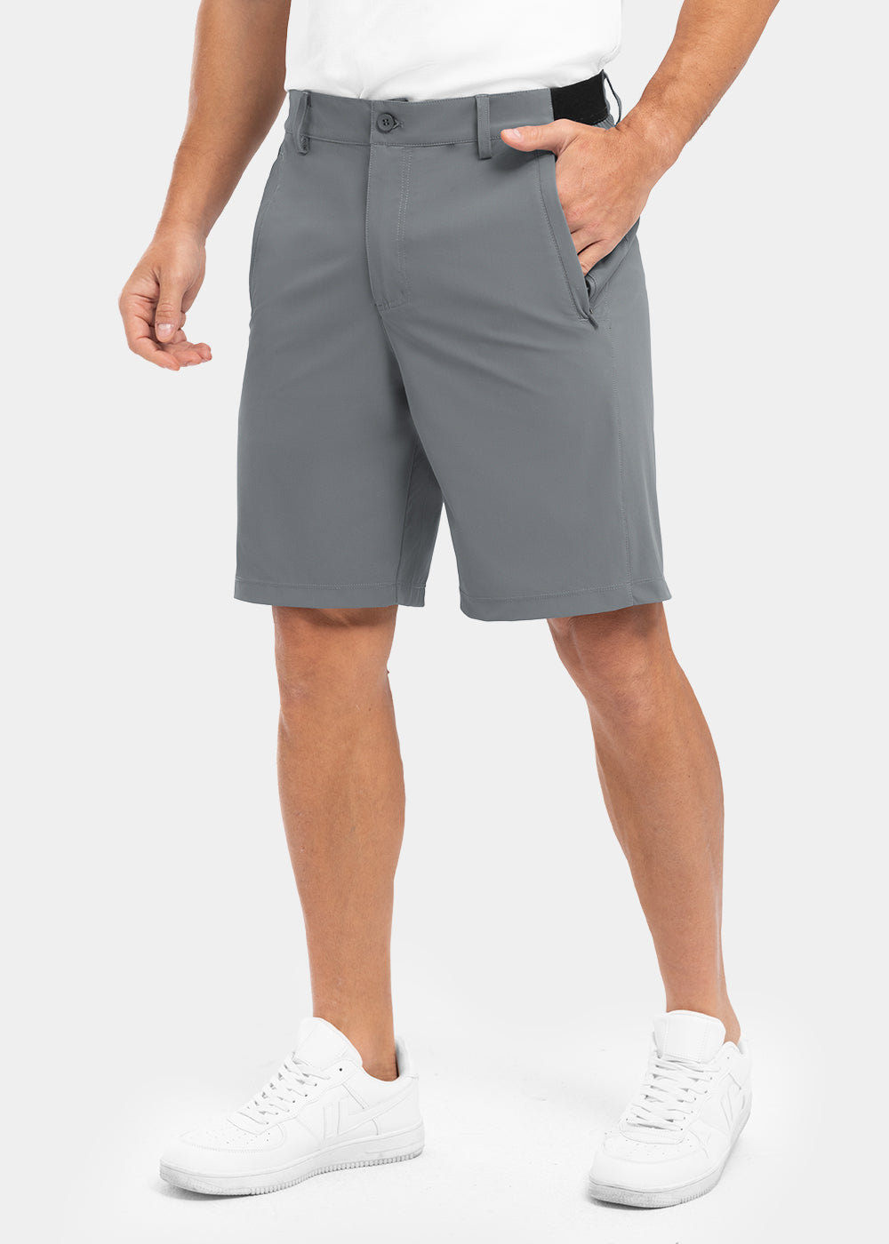 Shorts para Hombre Elásticos de Secado Rápido para Golf y Trabajo Casual