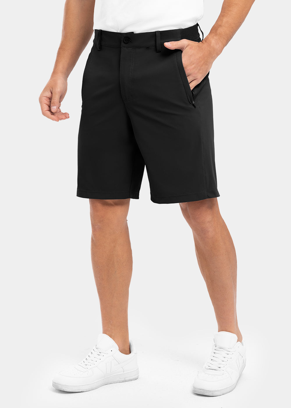 Shorts para Hombre Elásticos de Secado Rápido para Golf y Trabajo Casual
