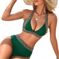 🔥Last Day Promotion 50% OFF🔥Sexy V-neck Women's Holiday Swimsuit With Wavy Pattern