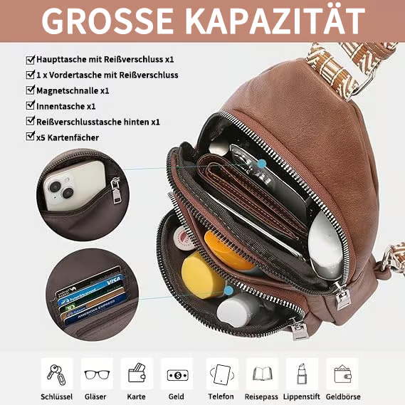 👜Bolsos de piel tipo crossbody