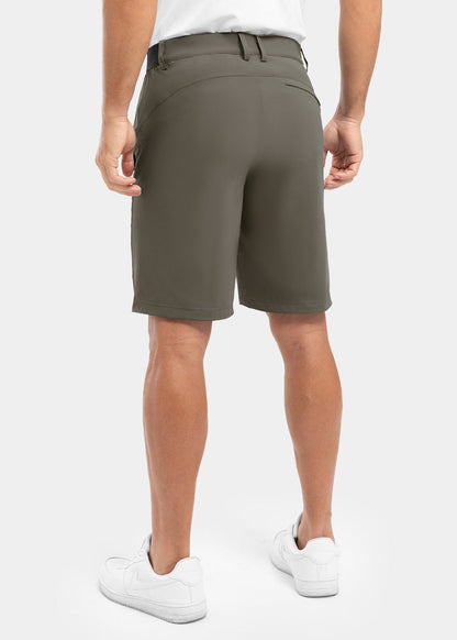 Shorts para Hombre Elásticos de Secado Rápido para Golf y Trabajo Casual