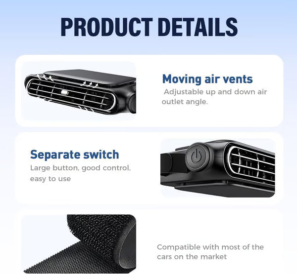 Mini ventilador portátil para coche