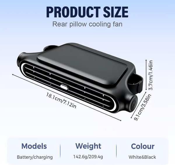 Mini ventilador portátil para coche