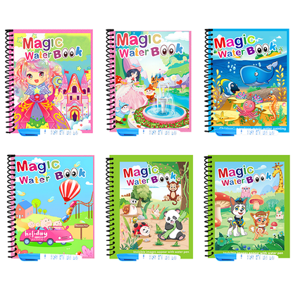 🌹COMPRA 1 Y LLÉVATE 1 GRATIS🔥Promoción de verano 🎁✨️Libro mágico de agua📚️🎨🧠