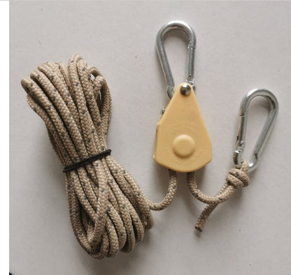 🪢Cuerda de camping portátil, ajustable y fija🌳